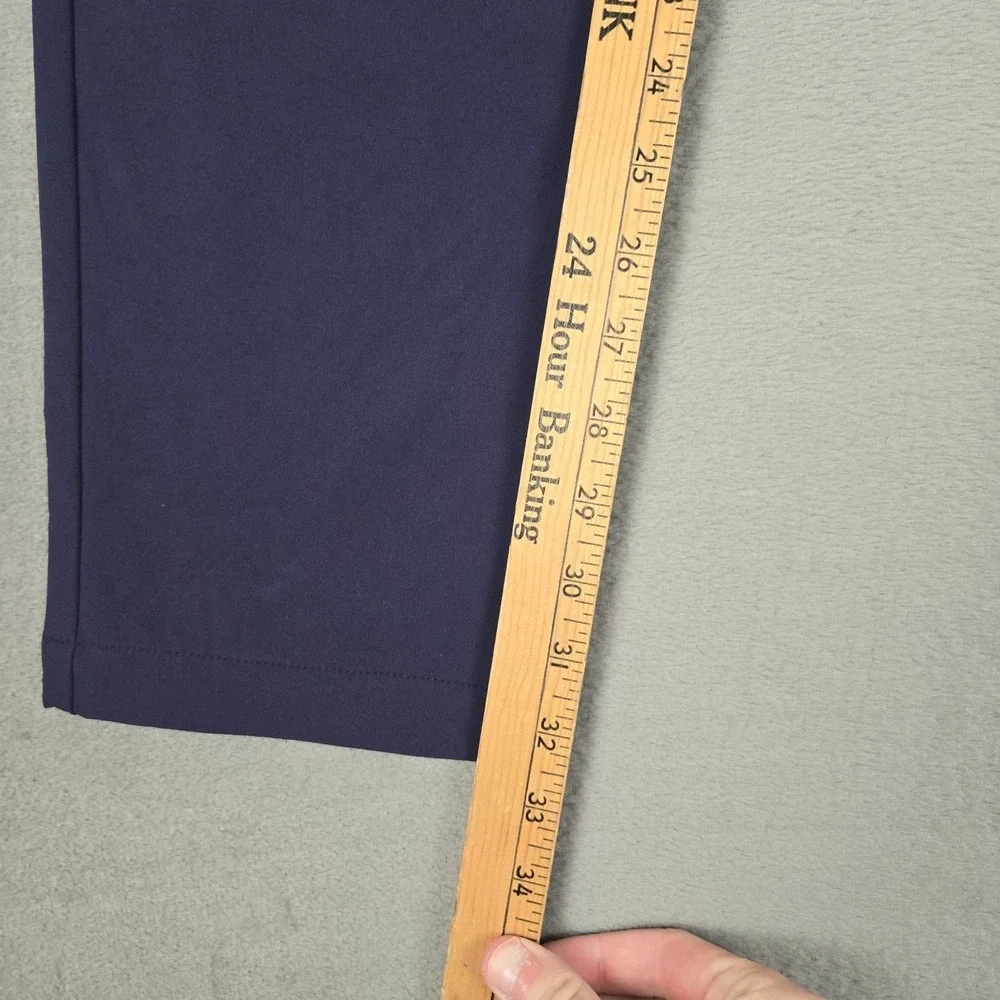 KJUS Ike Golf Pants Mens 34x34 Navy Stretch Lightweight Performance Chino